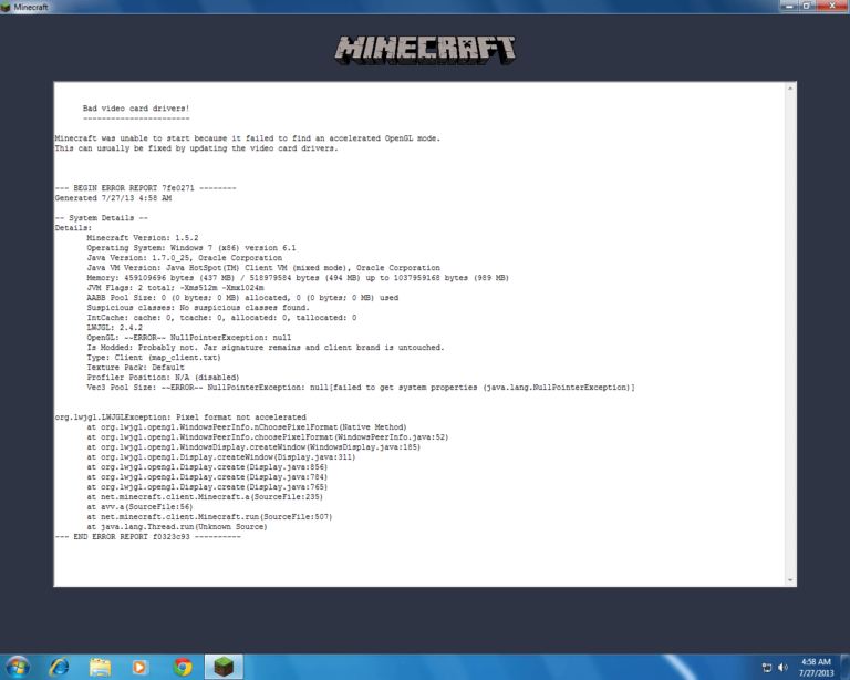 Minecraft Keeps Crashing? How to Solved It? Technographx