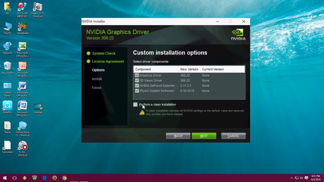  nvidia control panel access denied