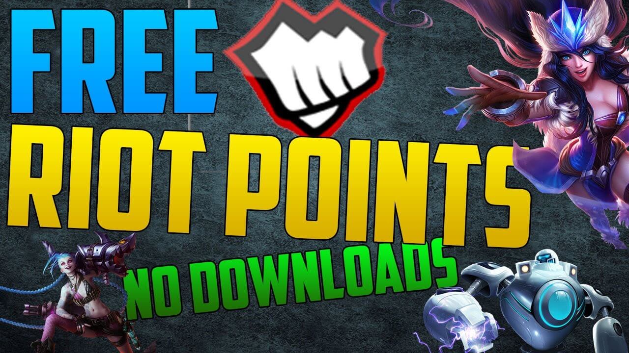 league of legends free riot point codes