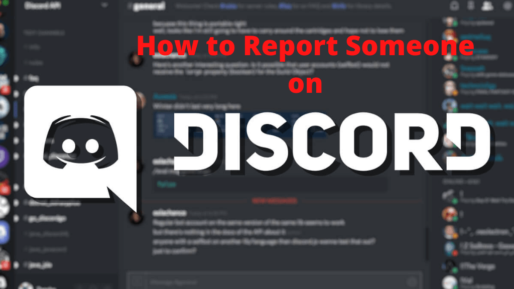  how to report on discord