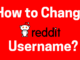 How to Change Reddit Username