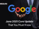 Google June 2021 core update