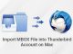 Import MBOX File into Thunderbird