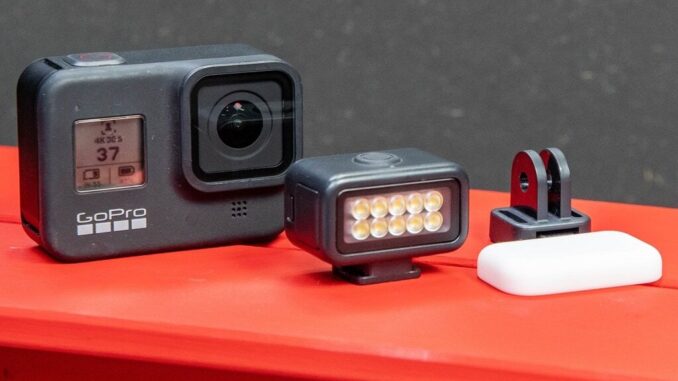 action camera flashlight