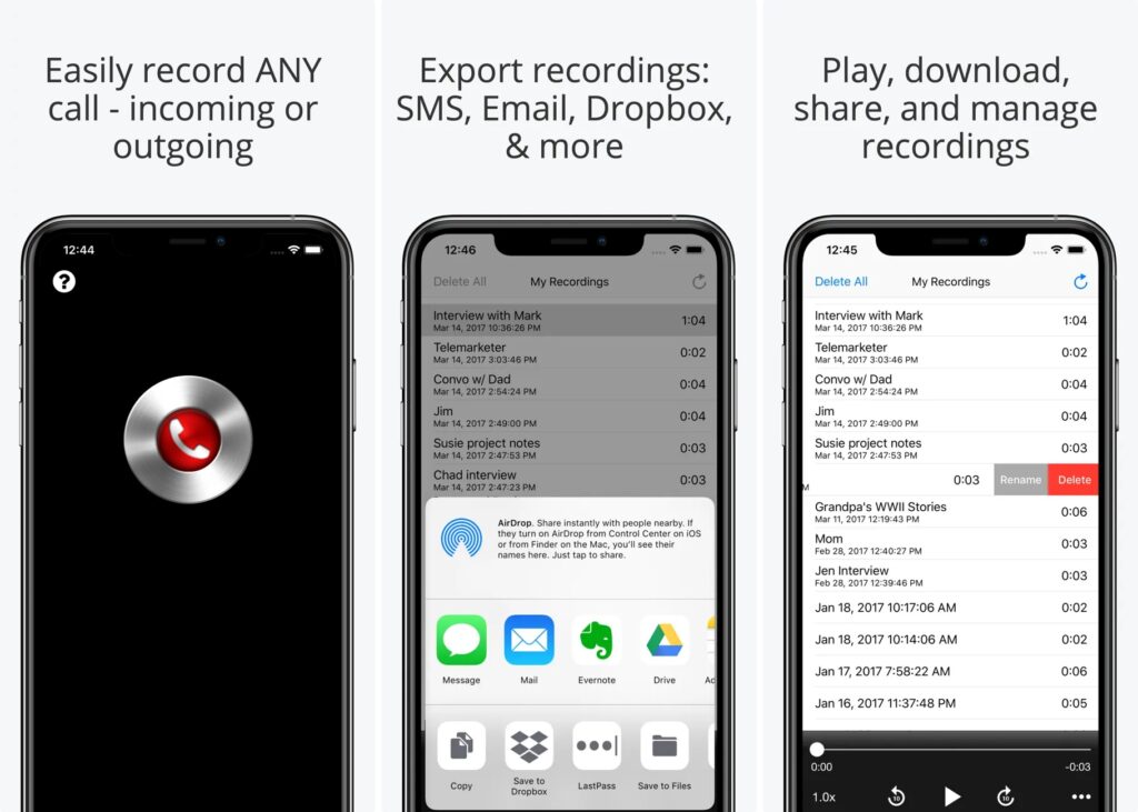 Call Recorder Lite for iPhone