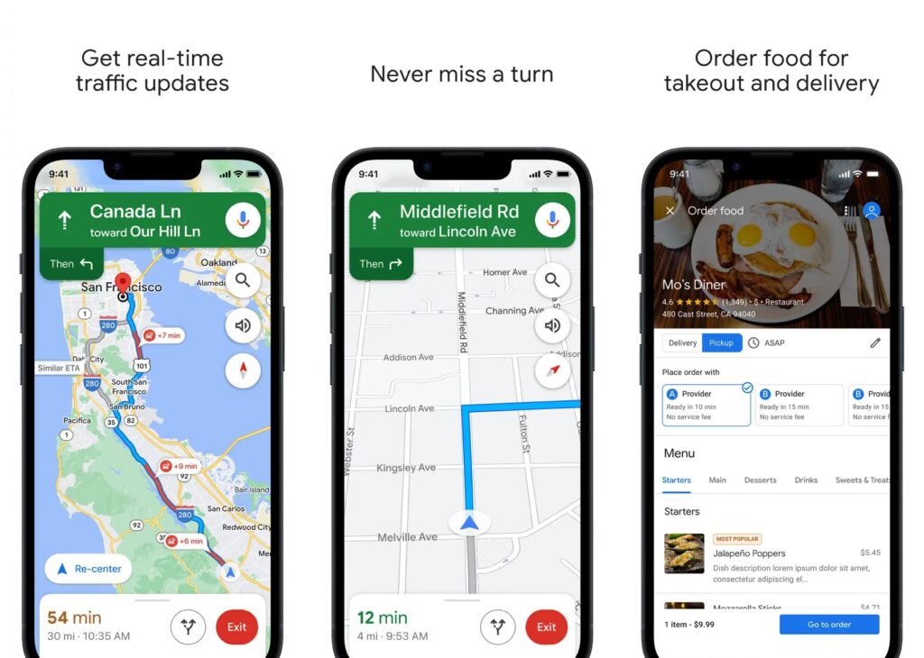 Google Maps - Places, Navigation & Traffic