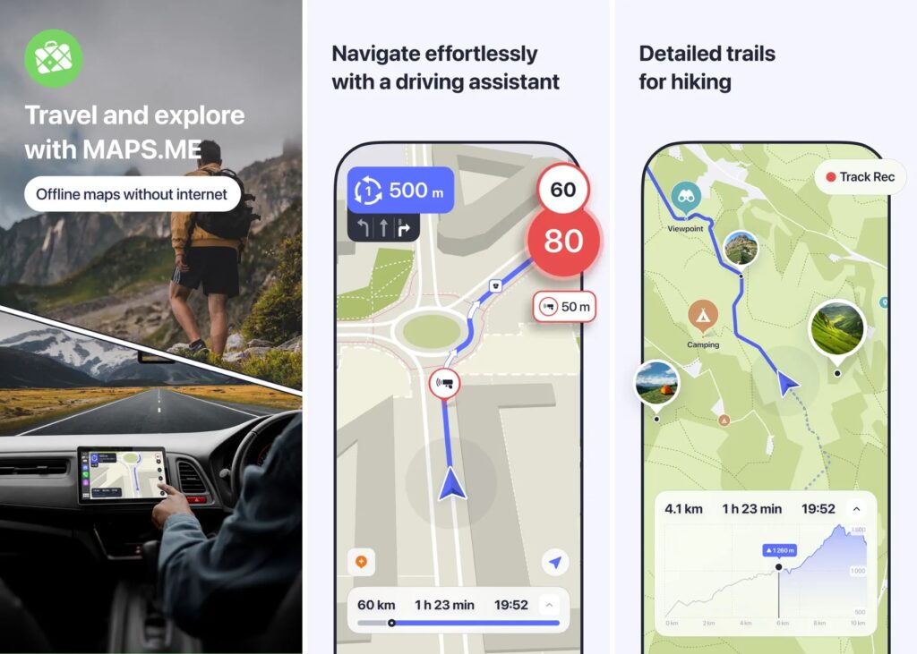 MAPS.ME: Offline Maps for Hiking Trails