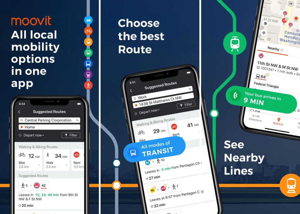 Moovit - Bus, Train, Subway Live Times