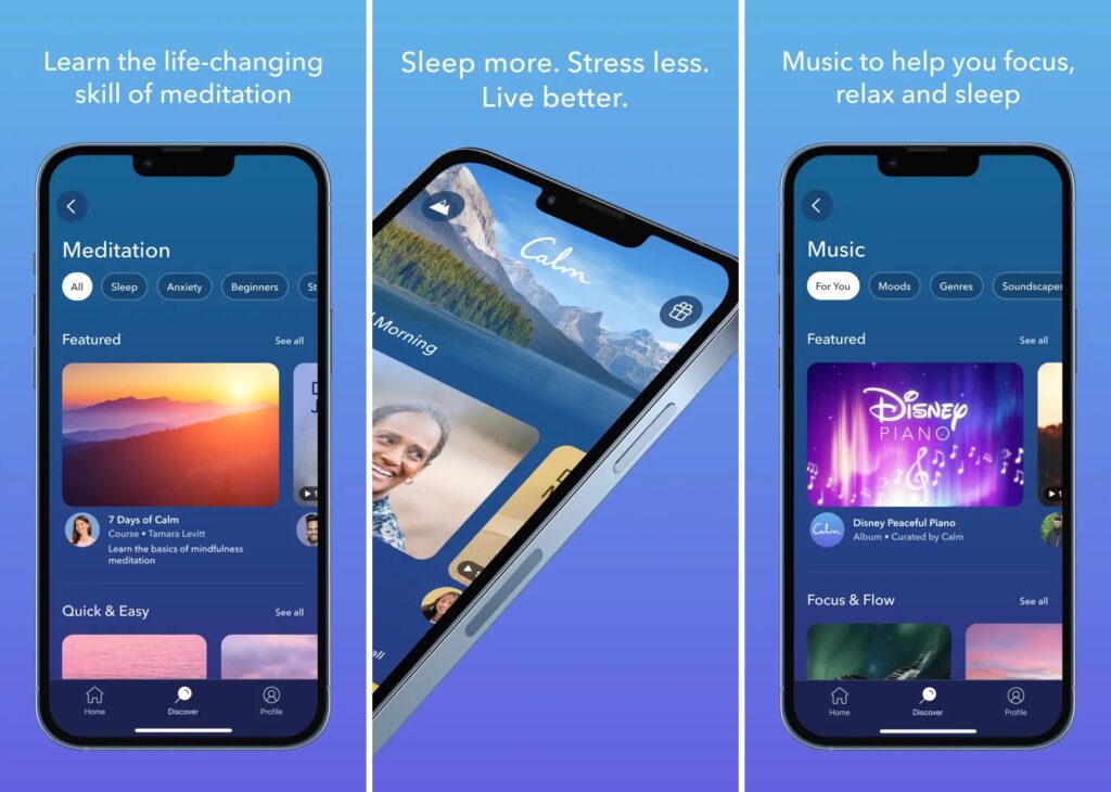 Calm health app