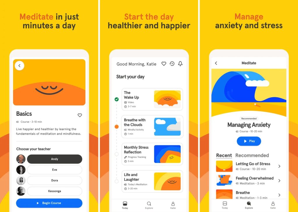 Headspace Mindful Meditation health app