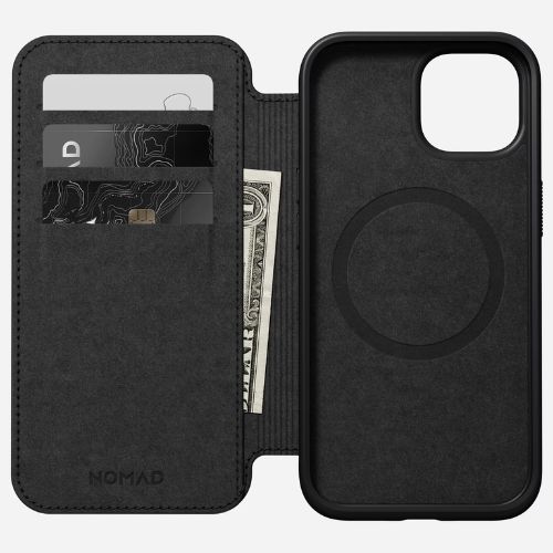 Nomad - Modern Leather Folio case for iphone 15