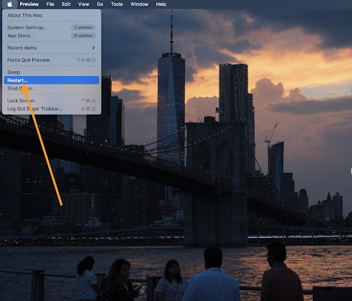 Restart Your Mac