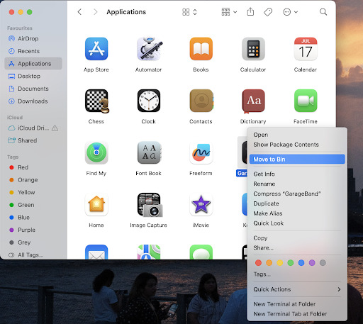 Uninstall Recent Apps