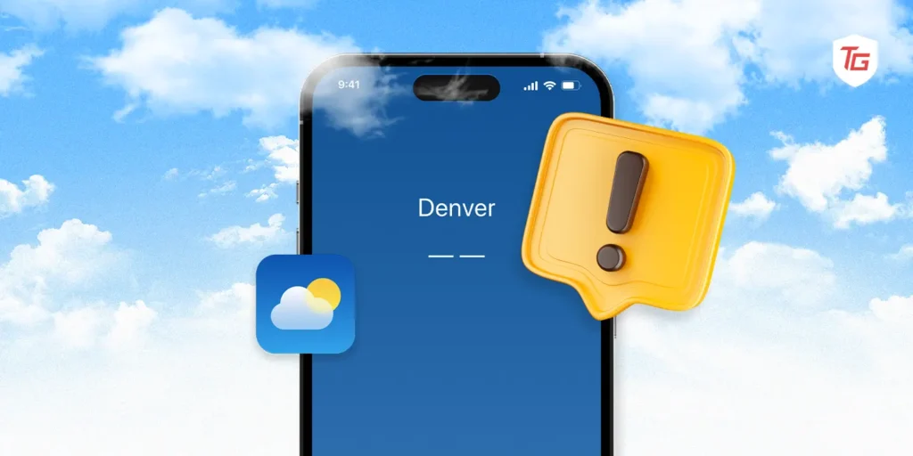 Weather App Not Working on iPhone