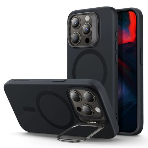 iPhone 15 Pro Cloud Soft Case with Stash Stand