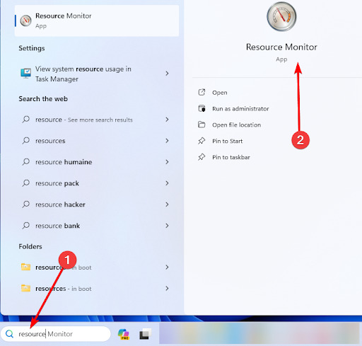 Force Quit on Windows Using the System Resource Monitor