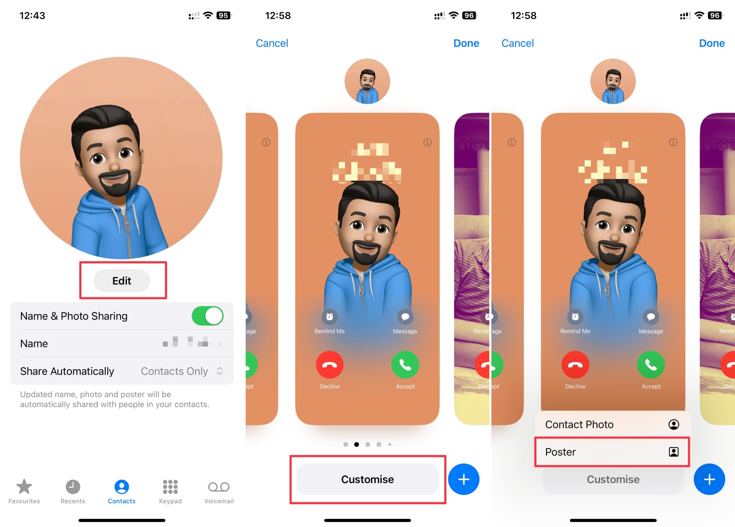 How to Edit Your Contact Poster on iPhone