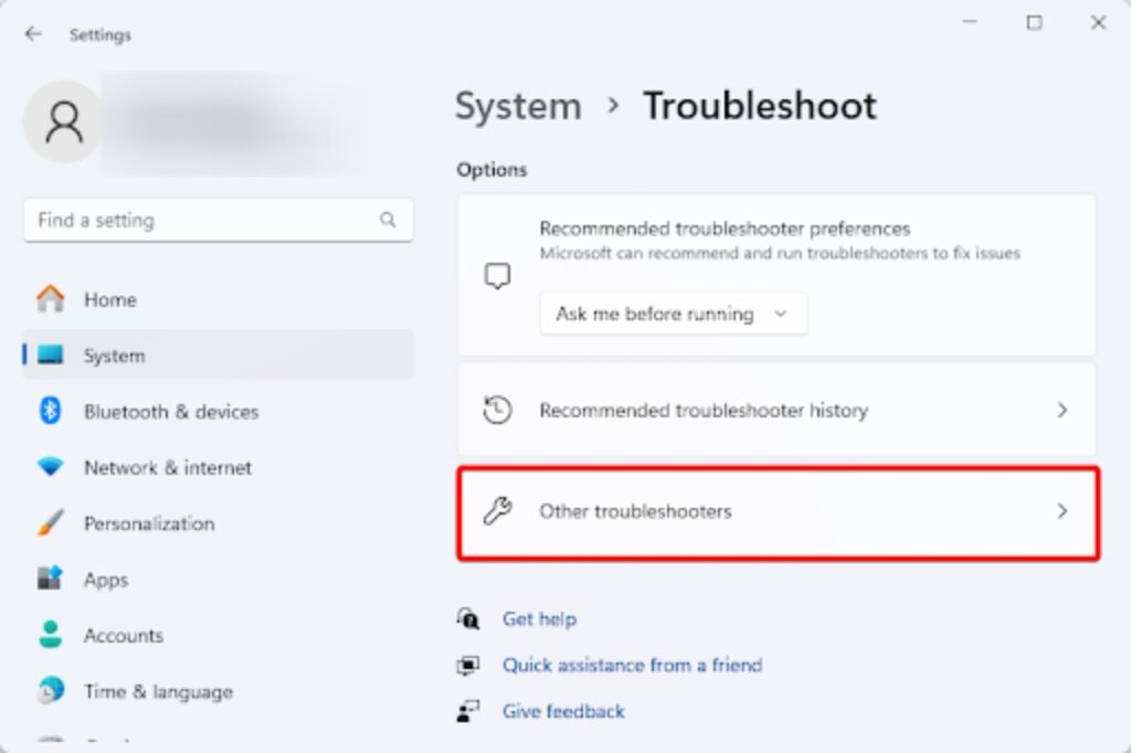 Run the Windows Update Troubleshooter