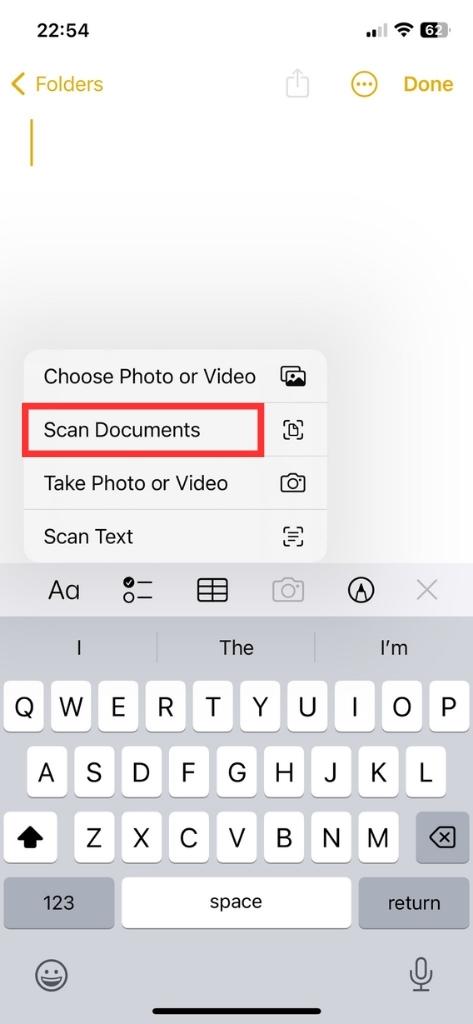 How to Scan Documents using Notes app on iPhone