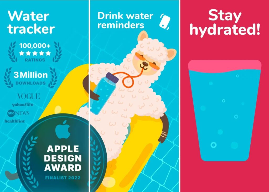 Water tracker Waterllama