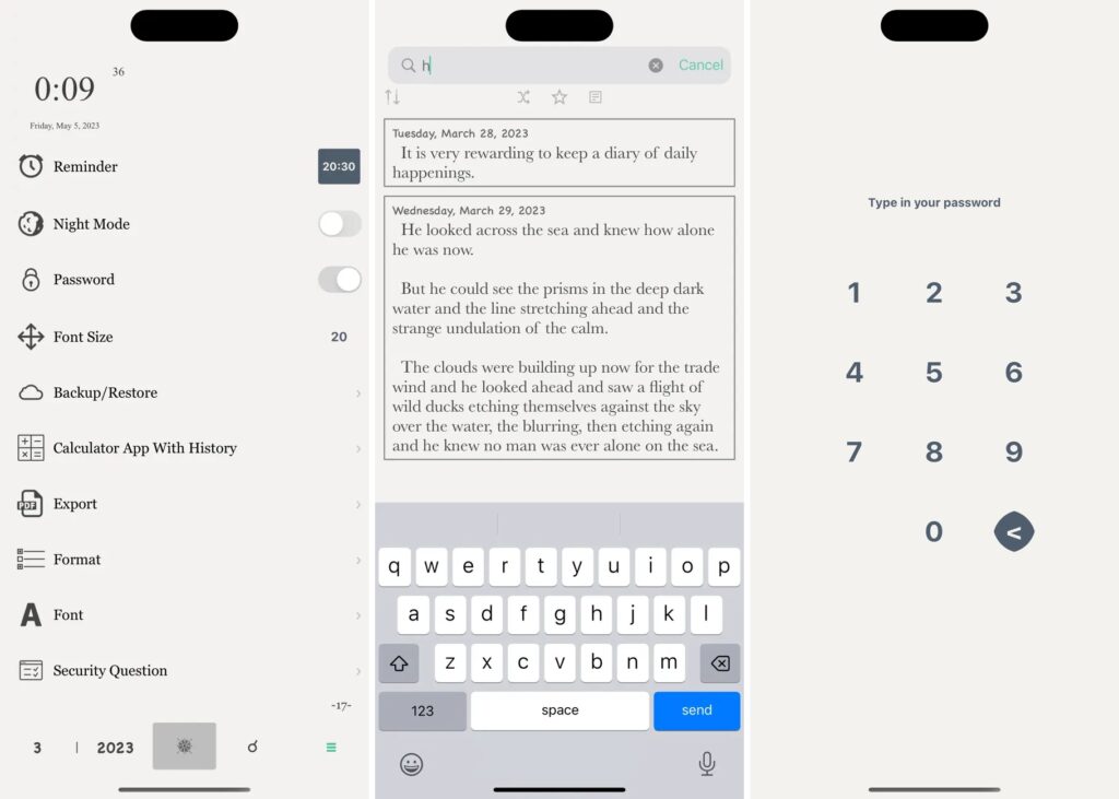 Diary With Password