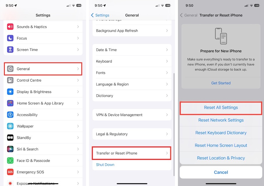 Resetting Your iPhone