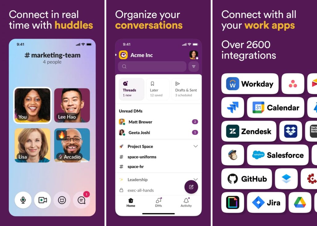 Slack - Business Communication Team Management App