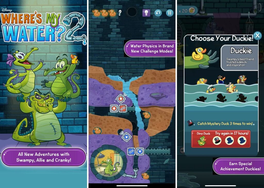 Where's My Water 2 puzzle game for iphone