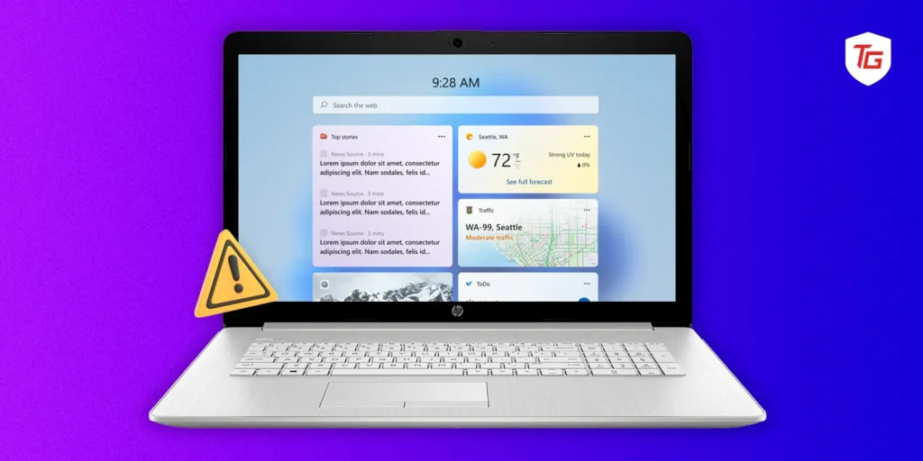 Widgets Are Not Working on Windows 11