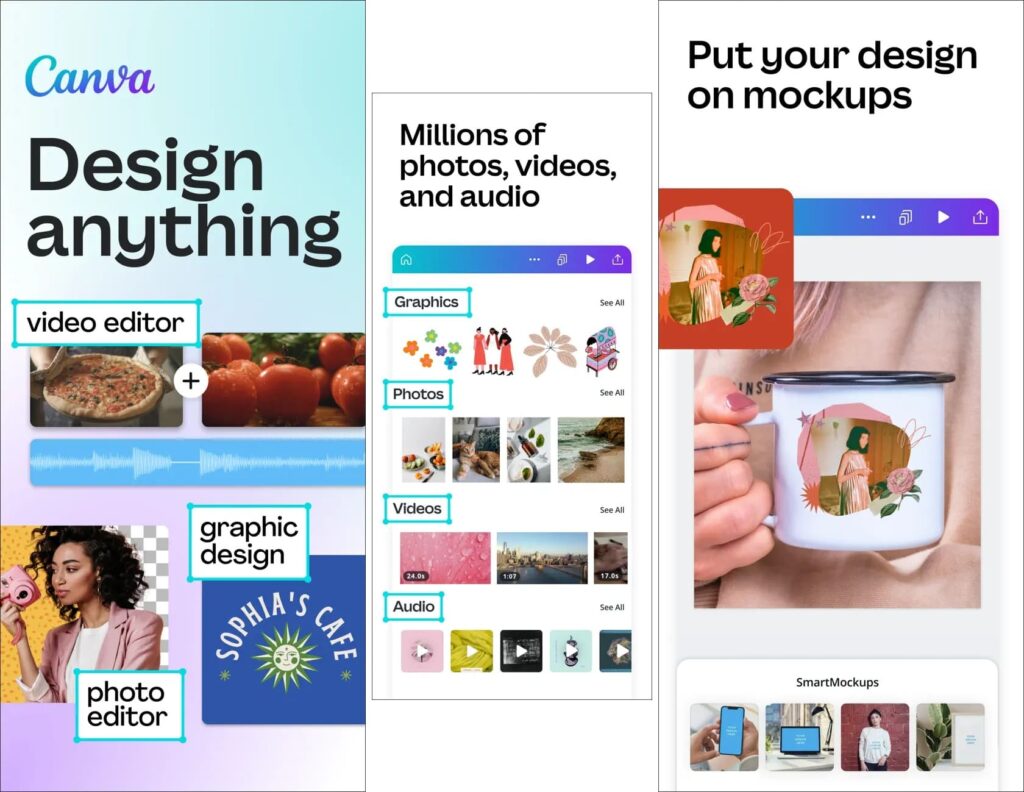Canva - Free and popular AI design tool