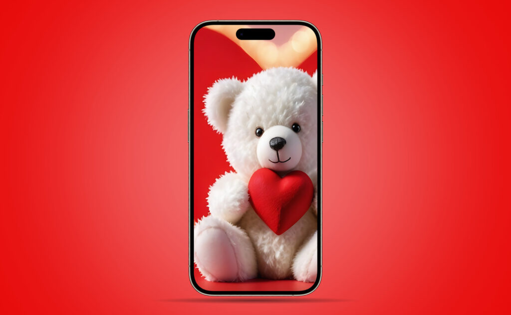 Sweet Valentine iPhone Wallpaper