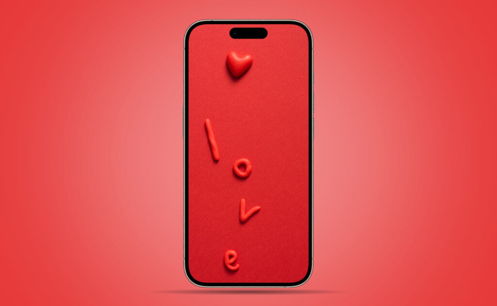 iPhone Valentine’s Day wallpaper