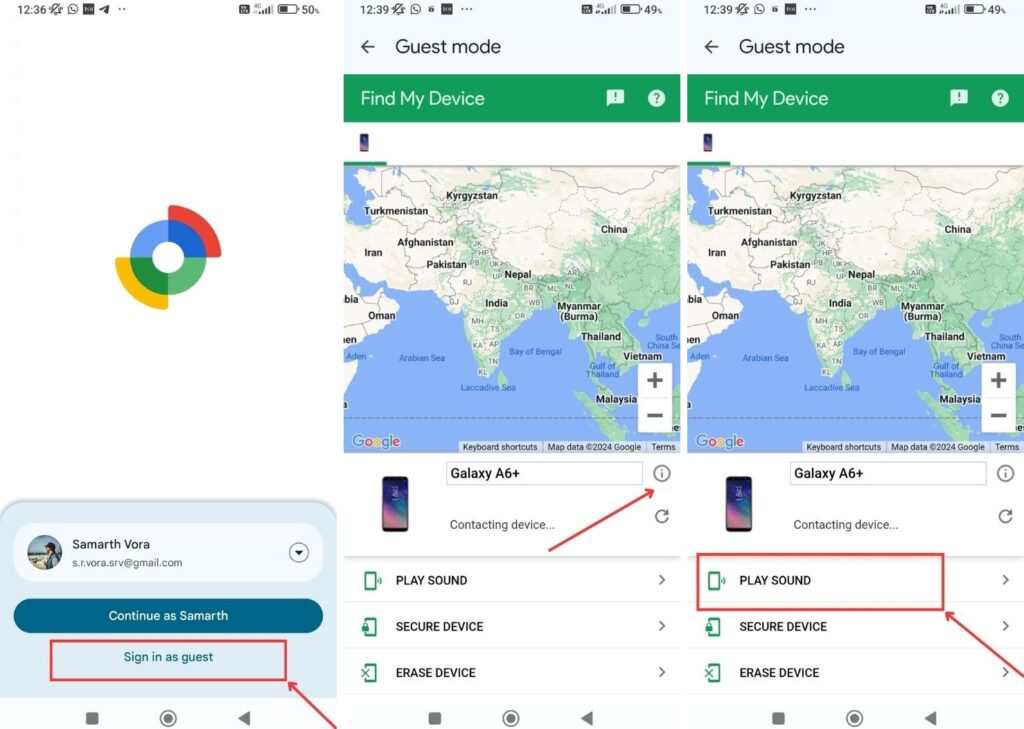 How to track a lost phone using another Android device