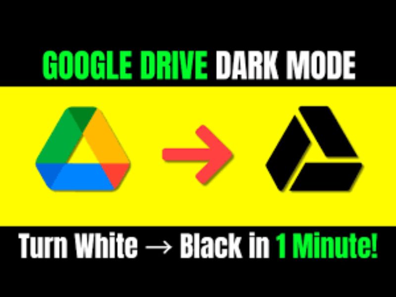 Google Drive dark mode