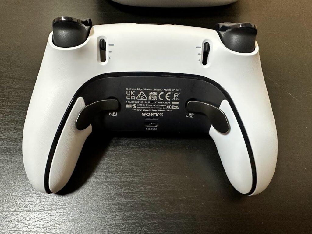 DualSense Edge back button options