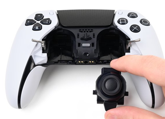 Front view of the Sony DualSense Edge controller